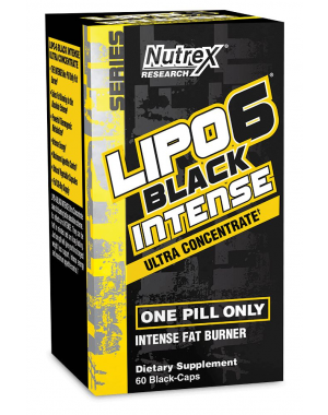 Lipo 6 Black Intense  Ultra Concentrate 60 black caps NUTREX