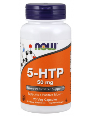 5 HTP 50 mg 90 Cápsulas NOW Foods