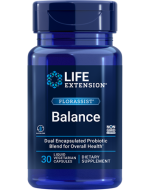 FLORASSIST  Balance 30 liquid veg capsules LIFE Extension