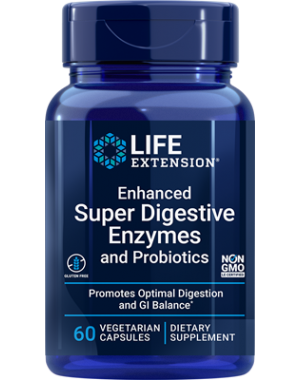 Enzimas super digestivas e probióticos 60 veg cápsulas LIFE Extension