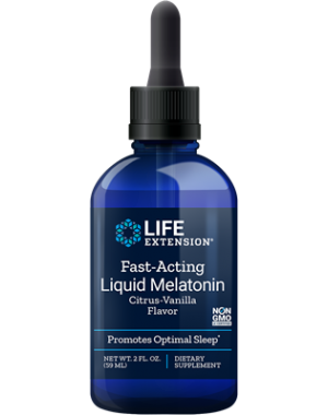Melatonina Líquida Fast Acting 3mg 59ml LIFE Extension  