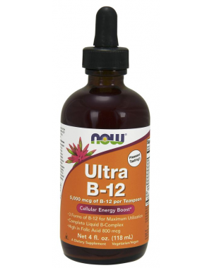 Ultra B12 Liquid 4oz 118ml NOW Foods