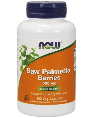 Saw Palmetto Berries 550 mg 100 cápsulas Now
