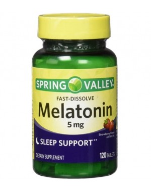 Melatonina 5mg FD 120 tablets morango SPRING 