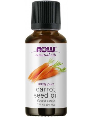 Óleo de semente de cenoura Carrot Seed Oil 1oz 30ml NOW Foods