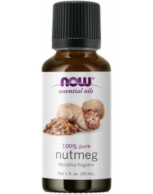 Óleo essencial de Nutmeg noz moscada 1oz 30ml NOW Foods
