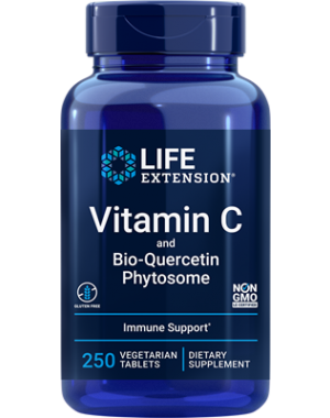 Vitamina C e Bio Quercetin Phytosome 250 vegetarian tablets LIFE Extension