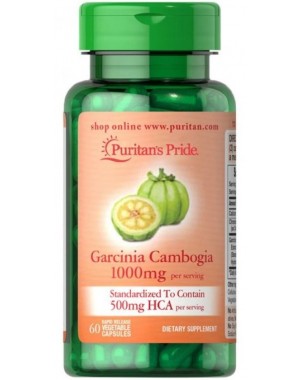 Garcinia Cambogia 500mg 60 Vegetable capsules PURITANS Pride