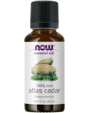 Óleo essencial de Atlas Cedar cedro atlas 1oz 30ml NOW Foods