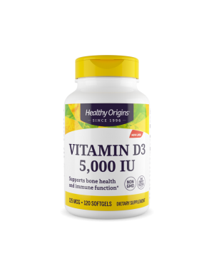 Vitamina D3 5.000IU 120 softgels HEALTHY Origins