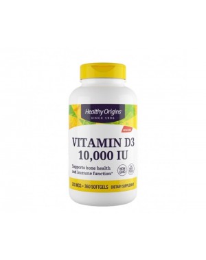 Vitamina D3 10.000 IU 360 softgels HEALTHY Origins