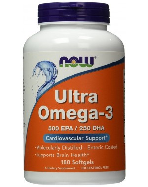 Ultra Omega 3 180 Softgels NOW Foods