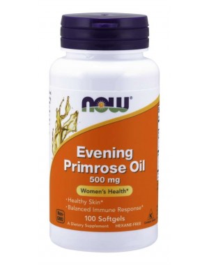 Evening Primrose Oil 500 mg 100 Softgels NOW Foods