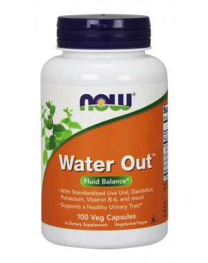Water Out 100 Veg Capsules Now Foods