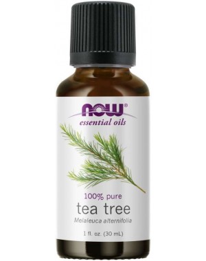 Óleo essencial de Tea Tree melaleuca 1oz 30ml NOW Foods