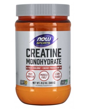 Creatina Monohydrate - 100% pó puro 600 g NOW