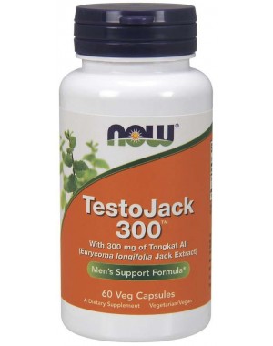 TestoJack 300 60 Cápsulas NOW Foods