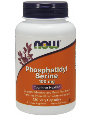 Phosphatidyl Serine 100mg 120 Cápsulas NOW Foods