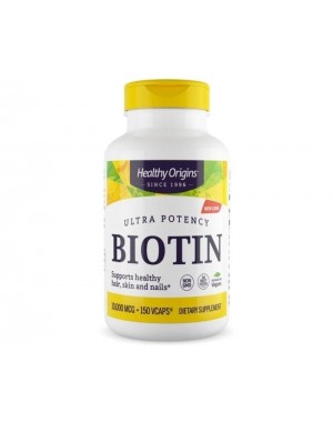 Biotina 10.000mcg 150 vcaps Healthy Origins