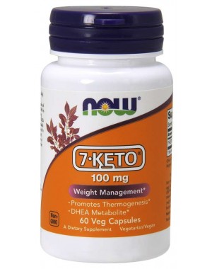 7 Keto 100mg 60 veg caps NOW Foods