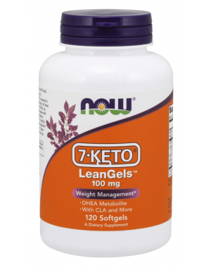 7 KETO LeanGels com CLA 100 mg 120 Softgels NOW Foods