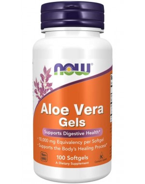 Aloe Vera Gels 10,000mg 100 softgels Now Foods