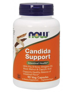 Candida Support 90 Vegcaps NOW Foods