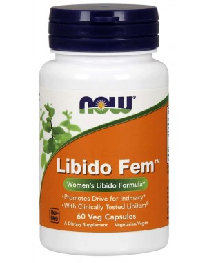 Libido Fem 60 Veg Capsules NOW Foods