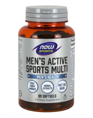 Multivitamínico para homens Men Active Sports 90 softgels NOW Sports