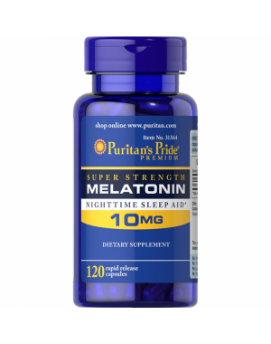 Melatonina 10mg 120 cápsulas PURITANS Pride