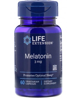 Melatonina 3mg 60 caps LIFE Extension