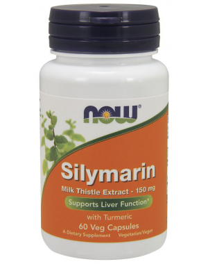 Silymarin Milk Thistle Extract 150 mg 60 Cápsulas NOW Foods
