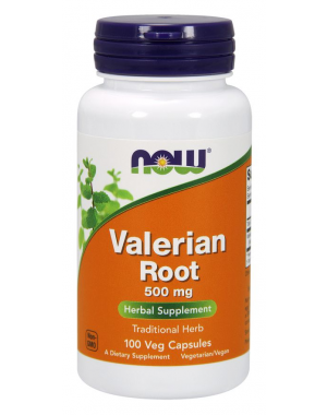 Valerian Root 500 mg 100 Cápsulas NOW Foods