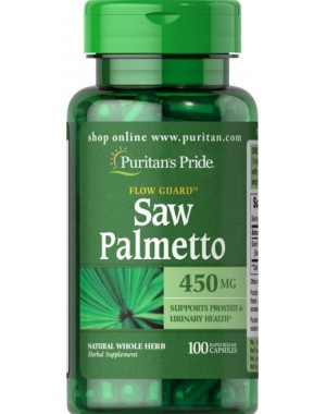 Saw Palmetto 450 mg 100 Caps PURITANS Pride