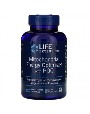 Mitochondrial Energy Optmizer Otimizador de energia mitocondrial com BioPQQ 120 caps LIFE Extension
