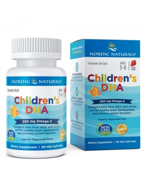 Children's DHA 250 mg Omega 3 90 caps NORDIC Naturals