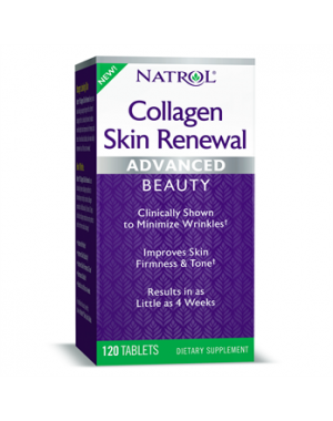 Collagen Skin Renewal Advanced Colageno 120 tablets NATROL