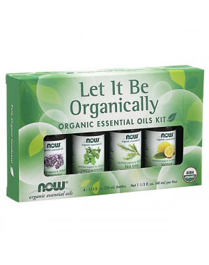 Óleos essenciais Kit Let It Be Organically 40ml NOW Foods