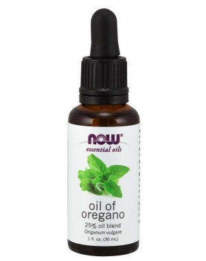 Óleo blend 25% oregano 1oz 30ml NOW Foods