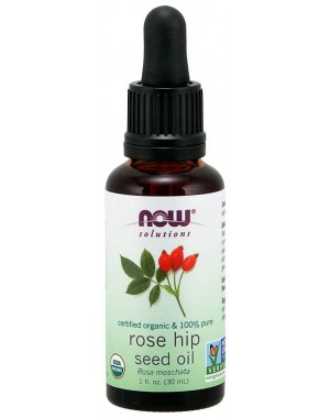 Óleo de rosa Mosqueta Organic 30 ml NOW Foods