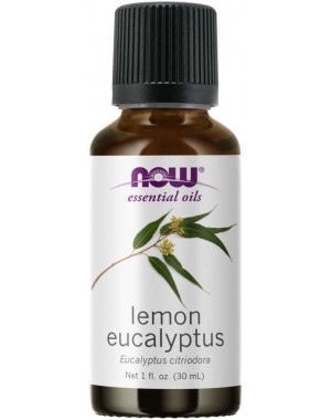 Óleo essencial Lemon Eucalyptus limão eucalipto 1oz 30ml NOW Foods