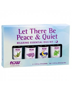 Óleos essenciais Kit Let There Be Peace & Quiet Oil Kit 40 ml NOW Foods