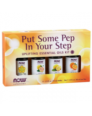 Óleos essenciais Kit Put Some Pep in Your Step 40 ml NOW Foods