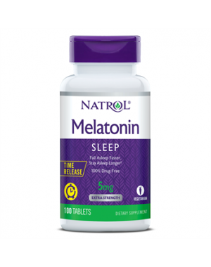 Melatonina 5 mg Liberação Lenta 100 comprimidos NATROL