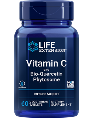 Vitamina C e Bio Quercetin Phytosome 60 vegetarian tablets LIFE Extension