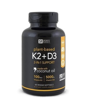 Vitamina K2 + D3 60 veggie softgels SPORTS Research