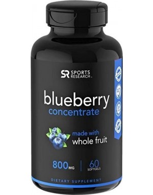 Blueberry Concentrate 800mg 60 softgels SPORTS Research