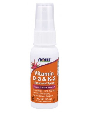 Vitamina D3 & K2 Liposomal Spray 59 ml NOW