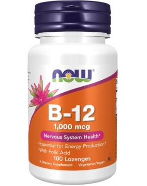 B-12 1000mcg  100 Loz Now foods
