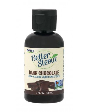 Better Stevia Liquid Dark Chocolate 59 ml Now